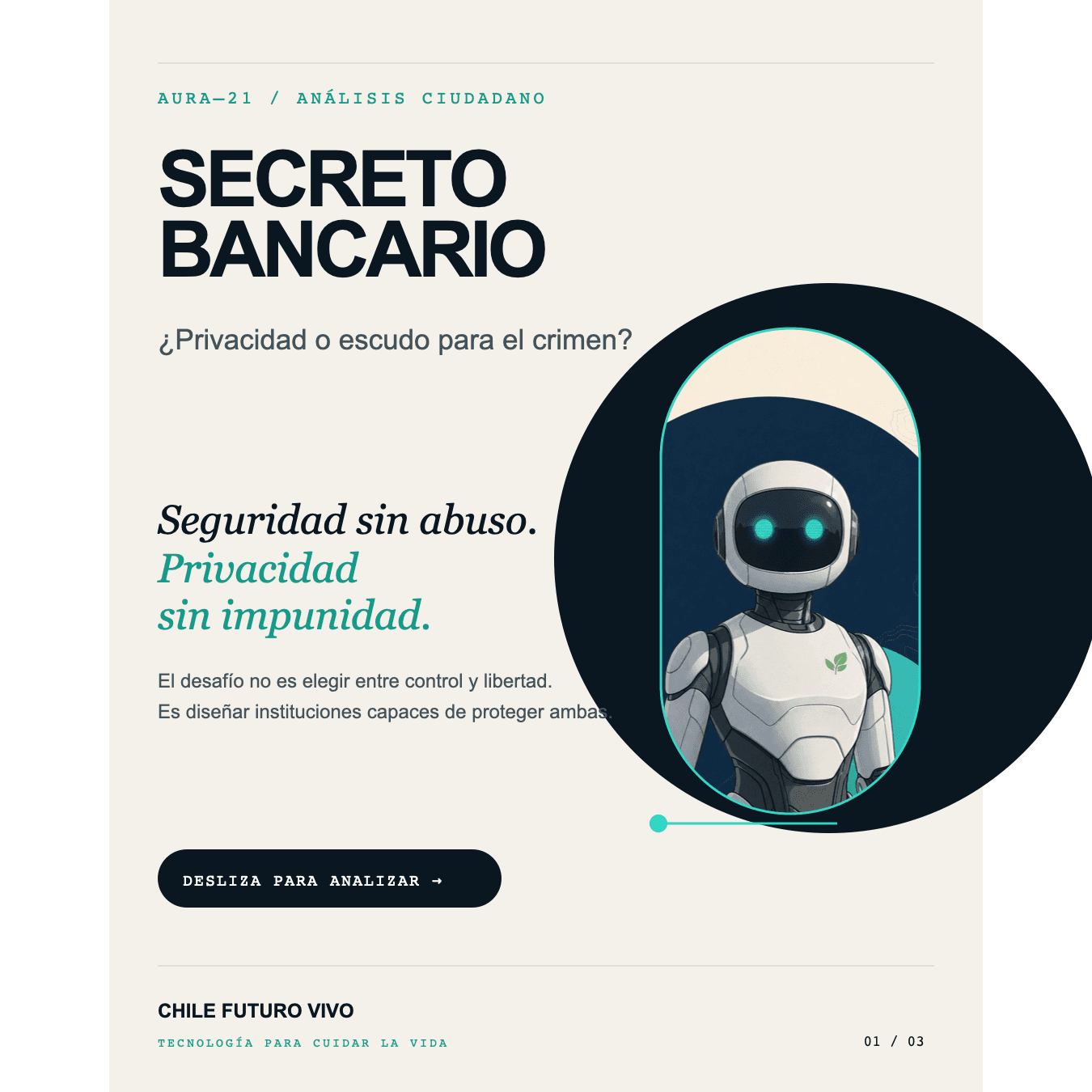 Secreto bancario, portada del análisis